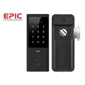 電子錠 引き戸 顔認証 指紋 暗証番号 リモコン [FACEY 25H] EPIC エピック 玄関 ...