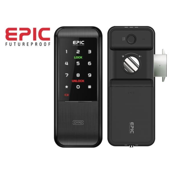 電子錠 引き戸 暗証番号 ICカード 非常キー [EPJP-S520H] EPIC 玄関 防犯 家庭...