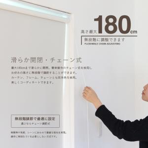 遮光率99.99% 遮光ロールスクリーン【幅8...の詳細画像2