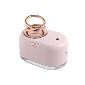 卓上 超音波加湿器 ピンク USB充電式 デスク 小型 コンパクト ミスト インテリア おしゃれ かわいい