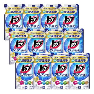 洗剤 LIONトップ クリアリキッドつめかえ用 500g×12個