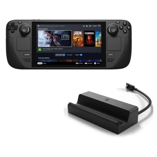 [セット] ポータブルゲーミングPC Valve Steam Deck OLED 512GB SSD...