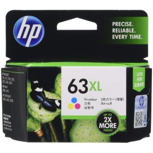 HP 63XL 純正 インクカートリッジ カラー増量 F6U63AA【国内正規品】