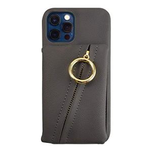 【iPhone12/12 Pro ケース】 Clutch Ring Case (dark gray)の商品画像