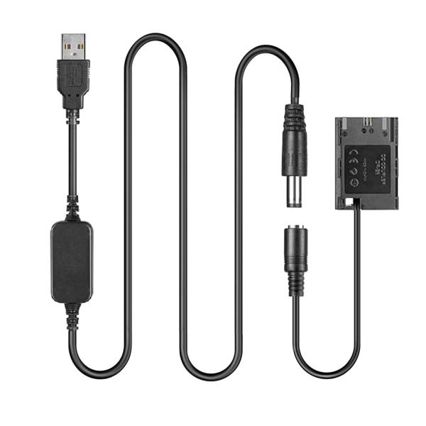 ACK-E6 USB-C AC電源アダプターとDR-E6DCカプラーセットコンパチブルCanon E...