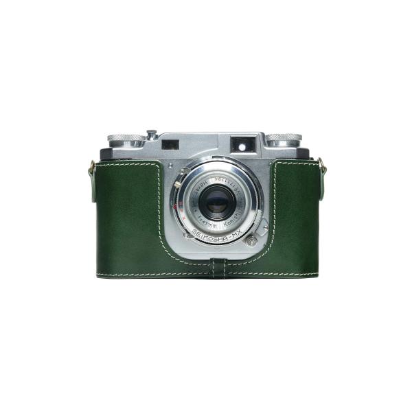 TP Original Konica II IIA IIB IIB-m 専用 ブルタイプ 本革 ボデ...