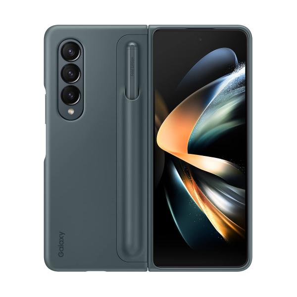 Galaxy Z Fold4 Standing Cover with Pen｜グレイグリーン｜スマホ...