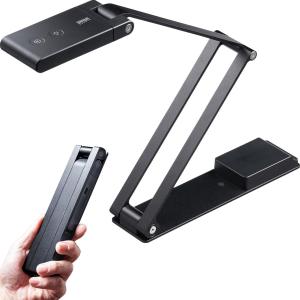 サンワダイレクト 書画カメラ A3対応 折りたたみ式 非破壊 1300万画素 OCR搭載 WEBカメラ 自炊 ブックスキャナー 400-SCN069の商品画像