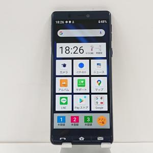 シンプルスマホ5 A001SH SoftBank ネイビーブルー 送料無料 即決 本体 c01885｜arcmarketmobile