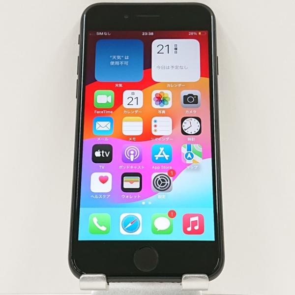iPhoneSE 第2世代 64GB au ブラック 送料無料 即決 本体 c03818