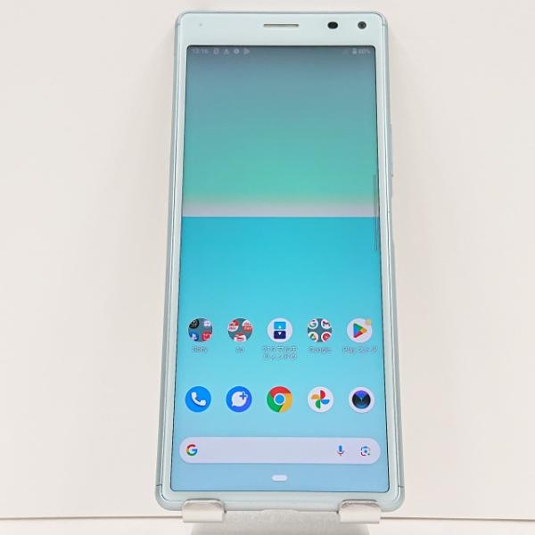 Xperia 8 SOV42 au ブルー 送料無料 即決 本体 c03856