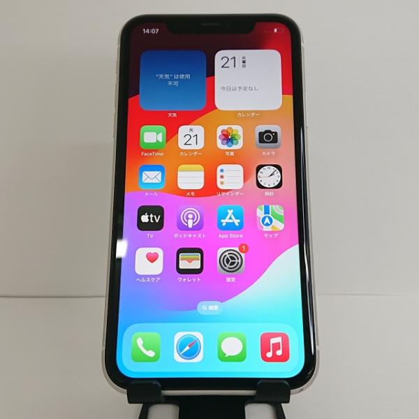 iPhone11 128GB au ホワイト 送料無料 即決 本体 c04510