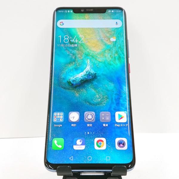 HUAWEI Mate 20 Pro LYA-L09 SoftBank ミッドナイトブルー 送料無料...