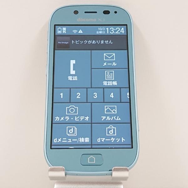 らくらくスマートフォン3 F-06F ドコモ エアーブルー 送料無料 即決 本体 c14918