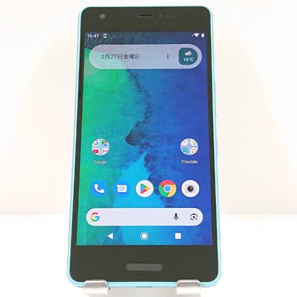 Android One X3 X3-KC Y!mobile ライトブルー 送料無料 即決 本体 c1...