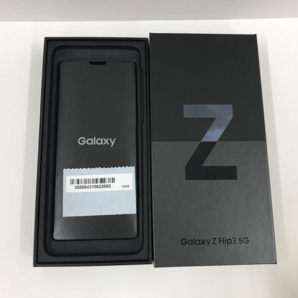 Galaxy Z Flip3 5G SCG12 ファントムブラック 本体 au n05333