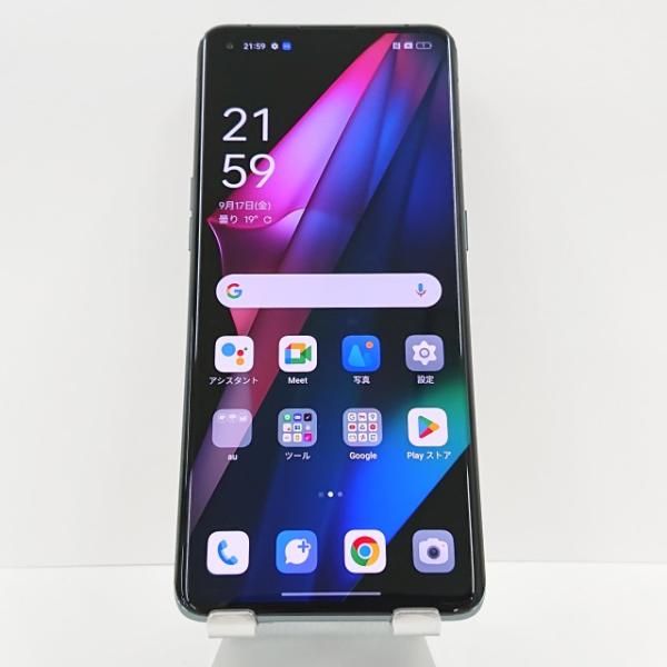 OPPO Find X3 Pro OPG03 au グロスブラック 送料無料 即決 本体 n0943...