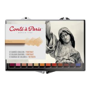 コンテ・ア・パリ カレ・コンテ カラー 24色セット プラスチック