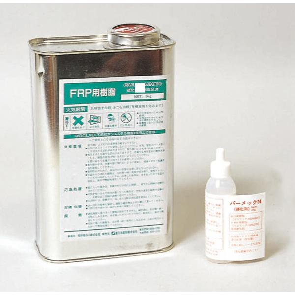 新日本造形 FRP用樹脂・低臭タイプ 1kg 硬化剤20g付 (335-254)