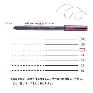 コピック（COPIC） コピックマルチライナー ピンク 0．3 : アーク