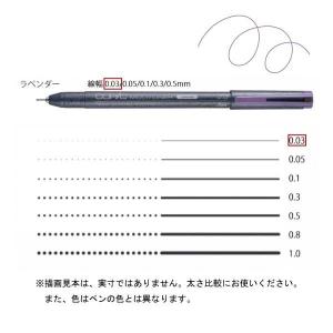 コピックマルチライナー ラベンダー 0.03の商品画像