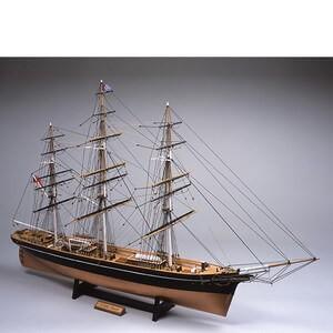 ウッディジョー木製帆船模型1/50ゴールデンハインドレーザーカット加工