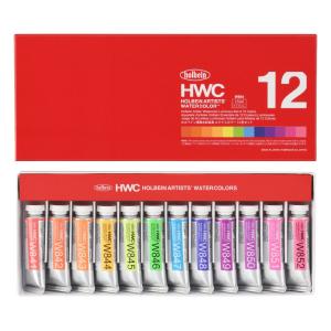 ホルベイン 透明水彩絵具 5ml W452 パステルカラー 12色セット 3452
