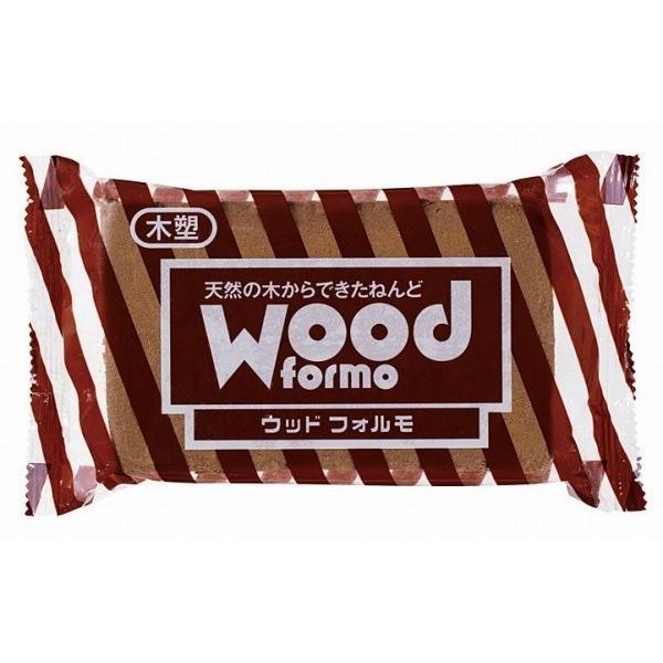 [30個入／箱] パジコ 木質粘土 ウッドフォルモ [茶色] 500g 【品番:303717】