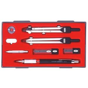 ウチダ(マービー) SEコンパスセット 12品組A 烏口入り 品番：1-730