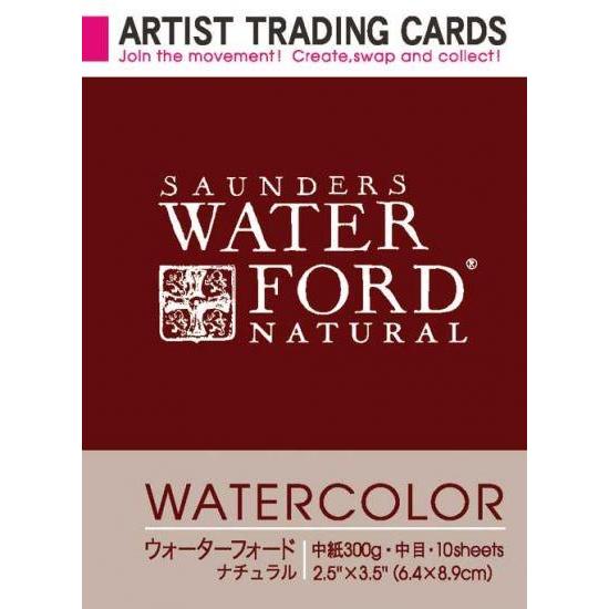 アーティストトレーディングカード ウォーターフォード水彩紙 ナチュラル 300g 中目 (26321...