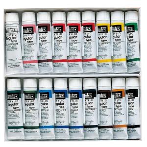リキテックス レギュラー 18色セット 6号チューブ 伝統色 18色セット  アクリル絵具 Liquitex