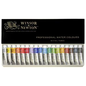 画材セット　水彩　ペン類　水彩筆　ホルベイン　ウィンザー＆ニュートンなど ウィンザー&ニュートン（WINSOR&NEWTON） 水彩絵具 48色セット （5ml