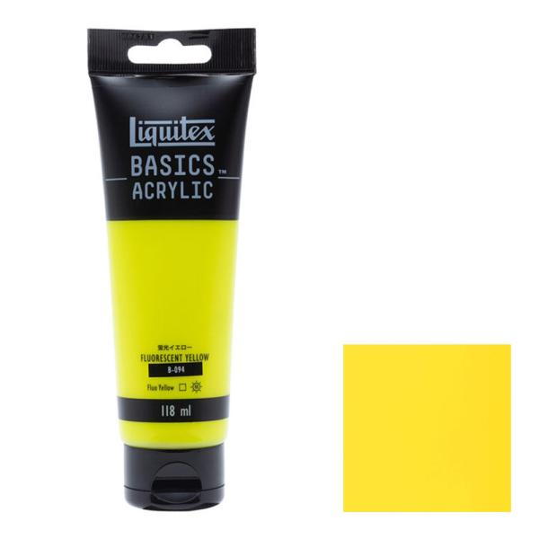 リキテックス ベーシックス 118mL 094 蛍光イエロー 16002094 Liquitex B...