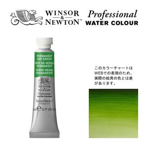 W&N PWC 5ml チューブ 503 パーメンネントサップグリーン Winsor&Newton プロフェッショナル ウォーターカラー 最高級透明水彩