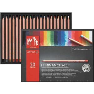 CARAN d'ACHE（カランダッシュ） ルミナンス 6901 40色セット 紙箱入