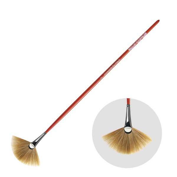 ダヴィンチ画筆 406-2号 ファン(平) 油彩筆 オックス毛 FAN BRUSH (103292)