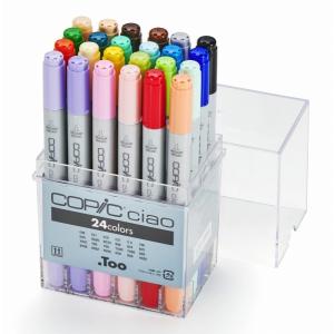 コピック チャオ 24色セット Copic Ciao (初心者向け入門セット) .Too