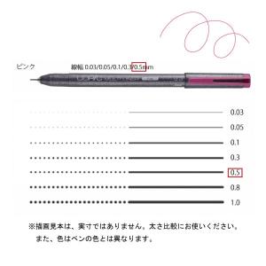 コピック（COPIC） コピックマルチライナー ピンク 0．1 : アーク