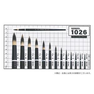 インターロン水彩筆 1026 ラウンド 0号の詳細画像1