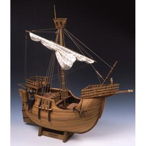 ウッディジョー木製帆船模型1/30カタロニア船レーザーカット加工｜arcoasis