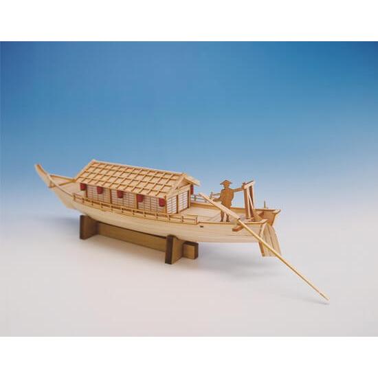 ウッディジョー木製建築模型ミニ和船屋形船