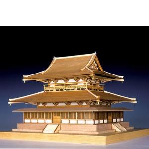 ウッディジョー木製建築模型1/150法隆寺金堂｜arcoasis