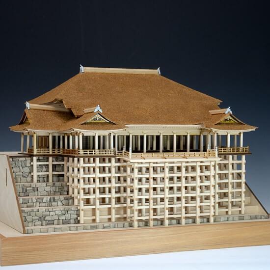 ウッディジョー木製建築模型1/150清水寺