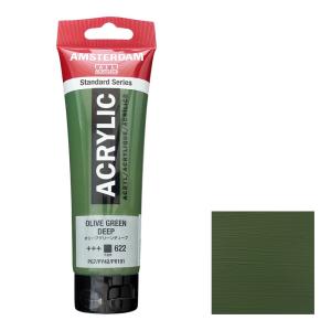 アムステルダム アクリリックカラー 120mL ブリリアントブルー T1709