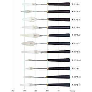 ヌーベル ペインティングナイフ（鋼の鋳造）Ｅ−７