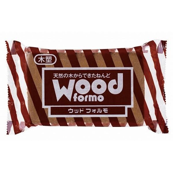 [30個入／箱] パジコ 木質粘土 ウッドフォルモ [茶色] 500g 【品番:303717】