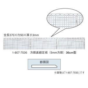 ウチダ 方眼直線定規 36cm×3mm 1-807-7036 wyw801m マービー（marvy） ウチダ(マービー) 方眼直線定規 36cm×3mm 品番