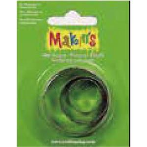 抜き型3点セット（大・中・小 各1）金属製 221 長方形 （Makin's