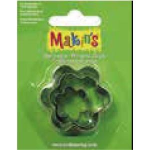 抜き型3点セット（大・中・小 各1）金属製 221 長方形 （Makin's