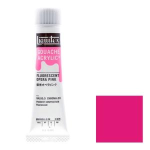リキテックス ガッシュ アクリリック プラス 20ml チューブ 091 蛍光オペラピンク